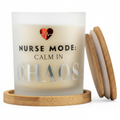 Nurse Mode: Calm in Chaos Gift Set | Nurse Appreciation Candle