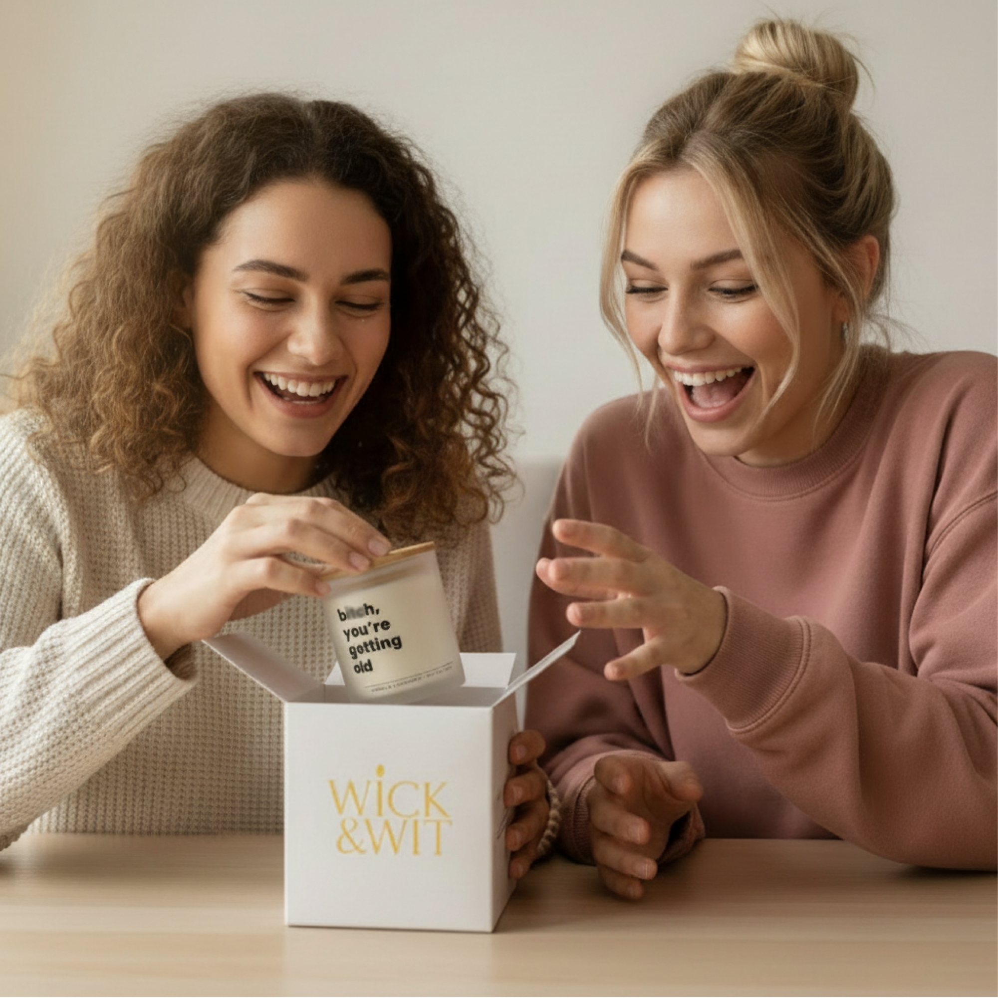 Bitch You Are Getting Old Gift Set | Bold Funny Birthday Candle