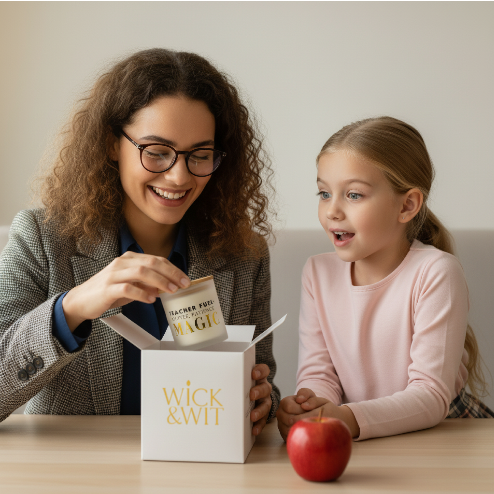Teacher Fuel: Coffee, Patience, Magic Gift Set | Teacher Appreciation Candle