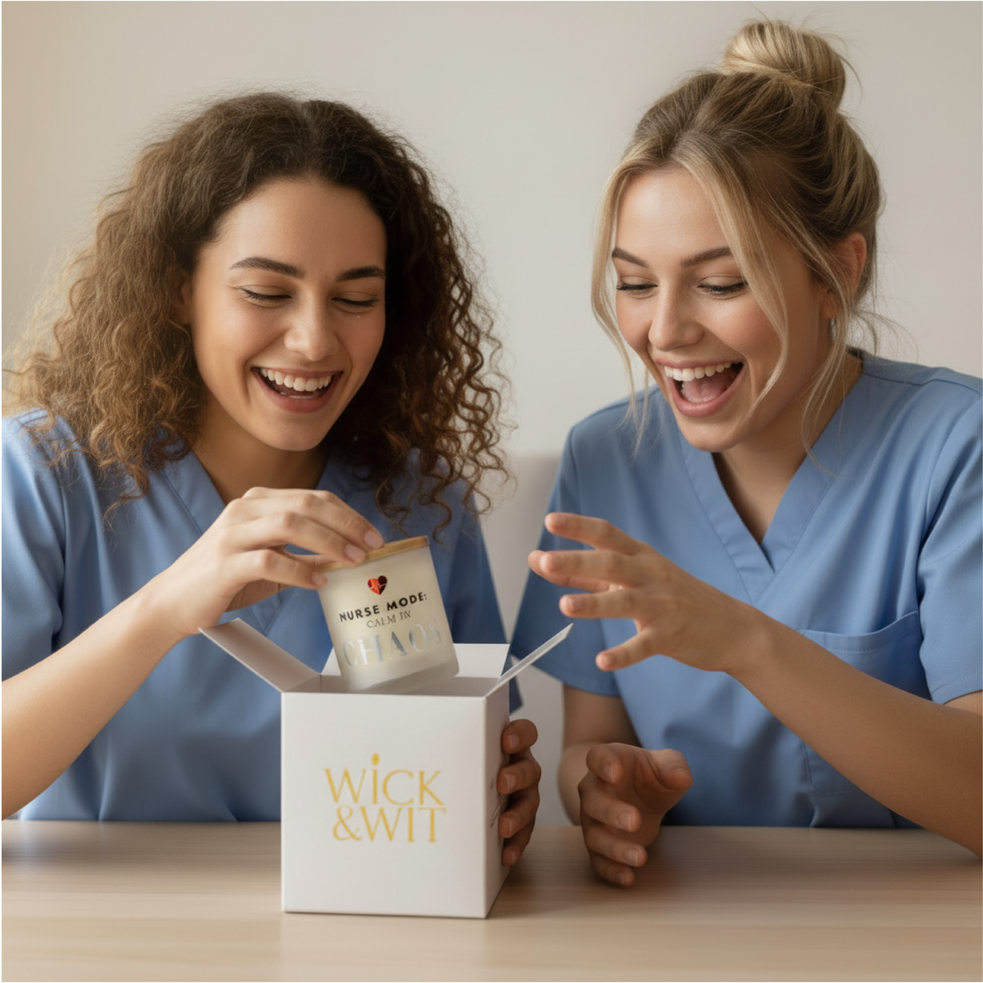 Nurse Mode: Calm in Chaos Gift Set | Nurse Appreciation Candle
