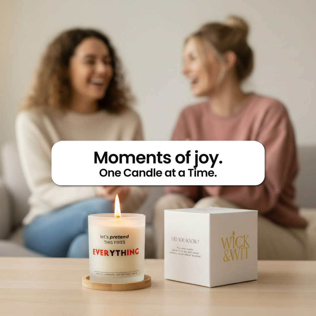 Let’s Pretend This Fixes Everything Gift Set | Funny Comfort Candle