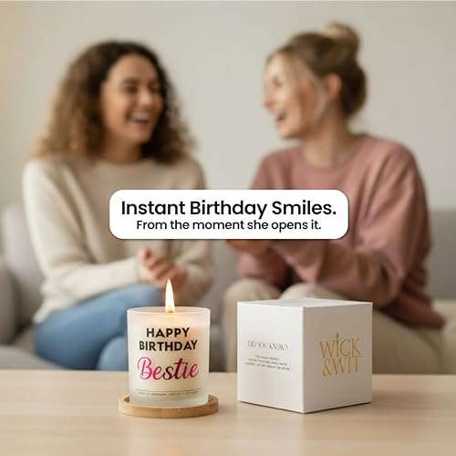 Happy Birthday Bestie Gift Set | Best Friend Birthday Candle