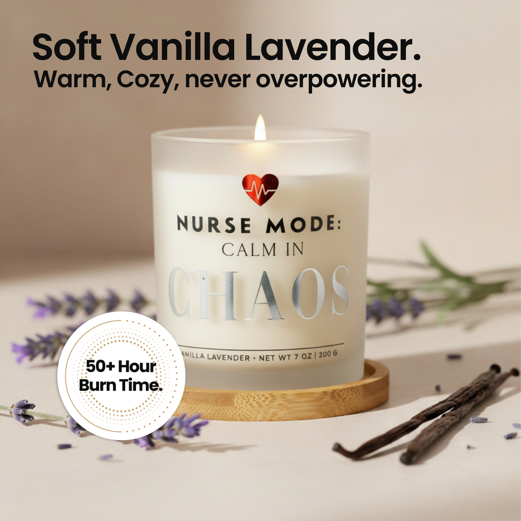 Nurse Mode: Calm in Chaos Gift Set | Nurse Appreciation Candle