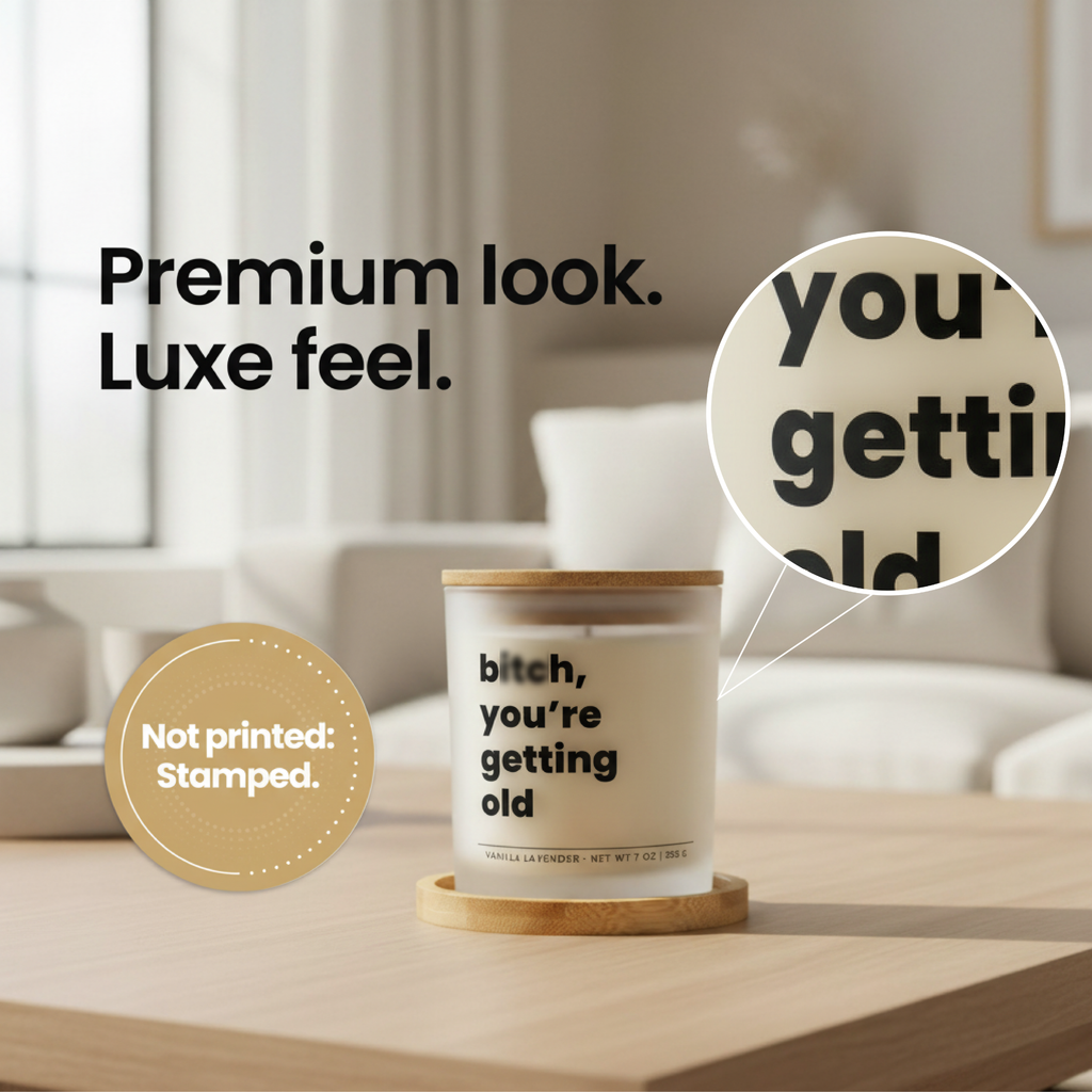 Bitch You Are Getting Old Gift Set | Bold Funny Birthday Candle