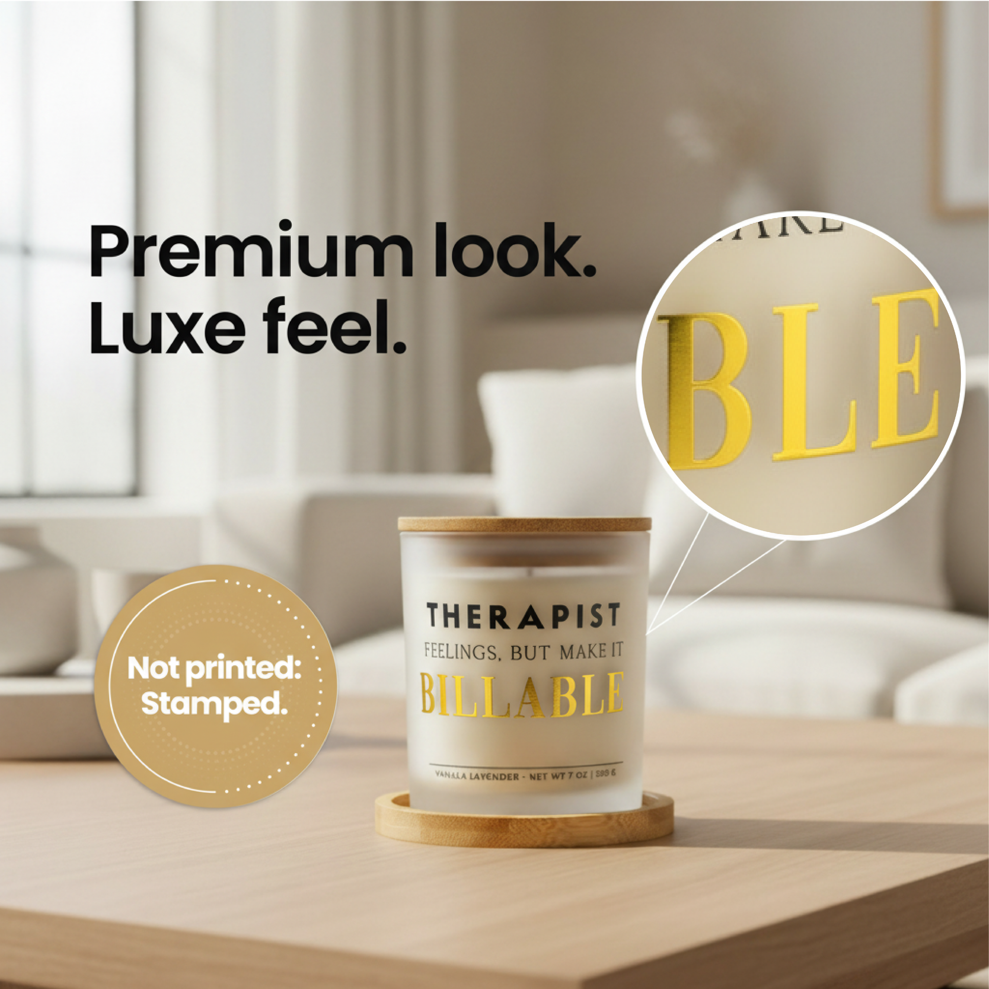 Therapist: Feelings, But Make It Billable Gift Set | Therapist Appreciation Candle