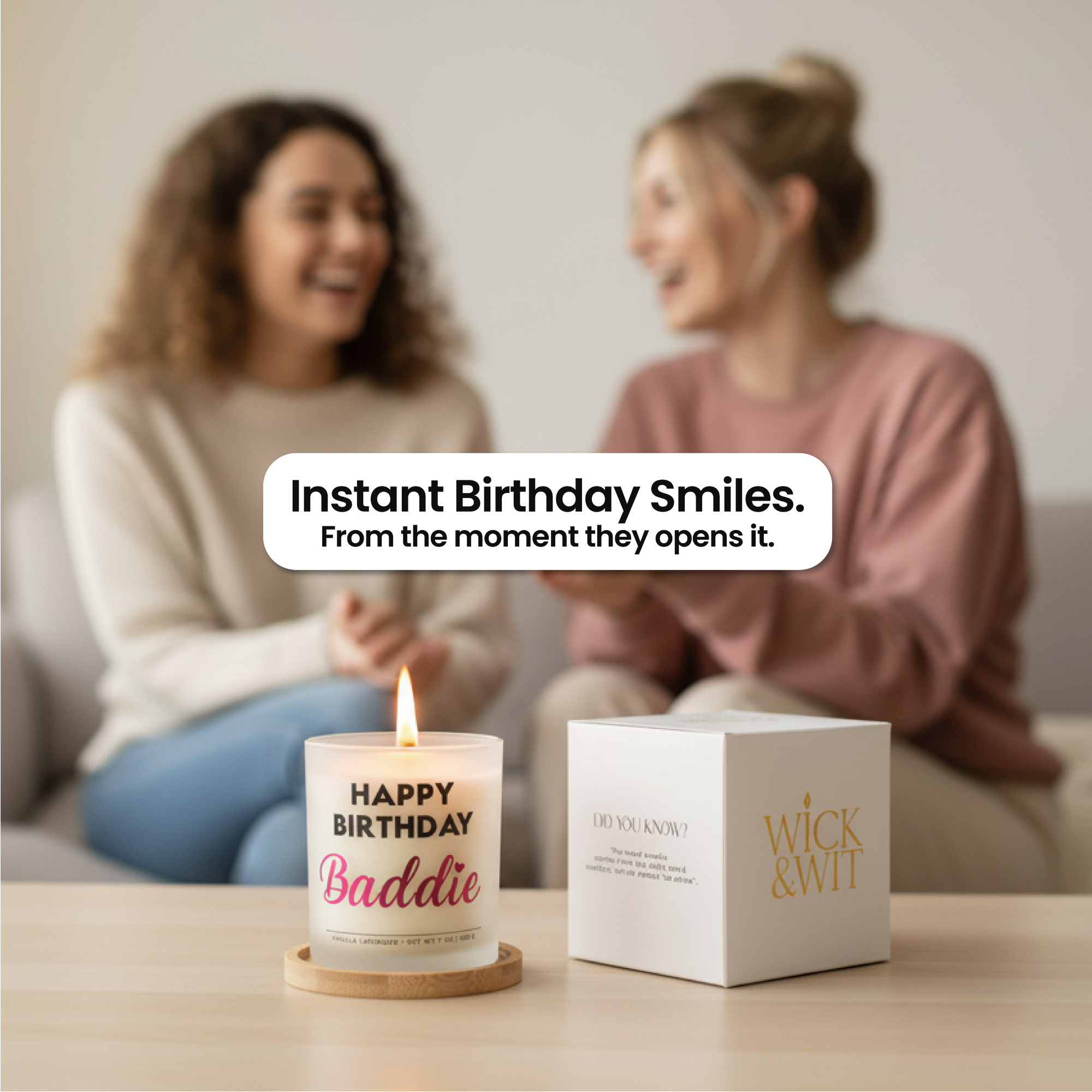 Best Friend Birthday Candle | Happy Birthday Baddie