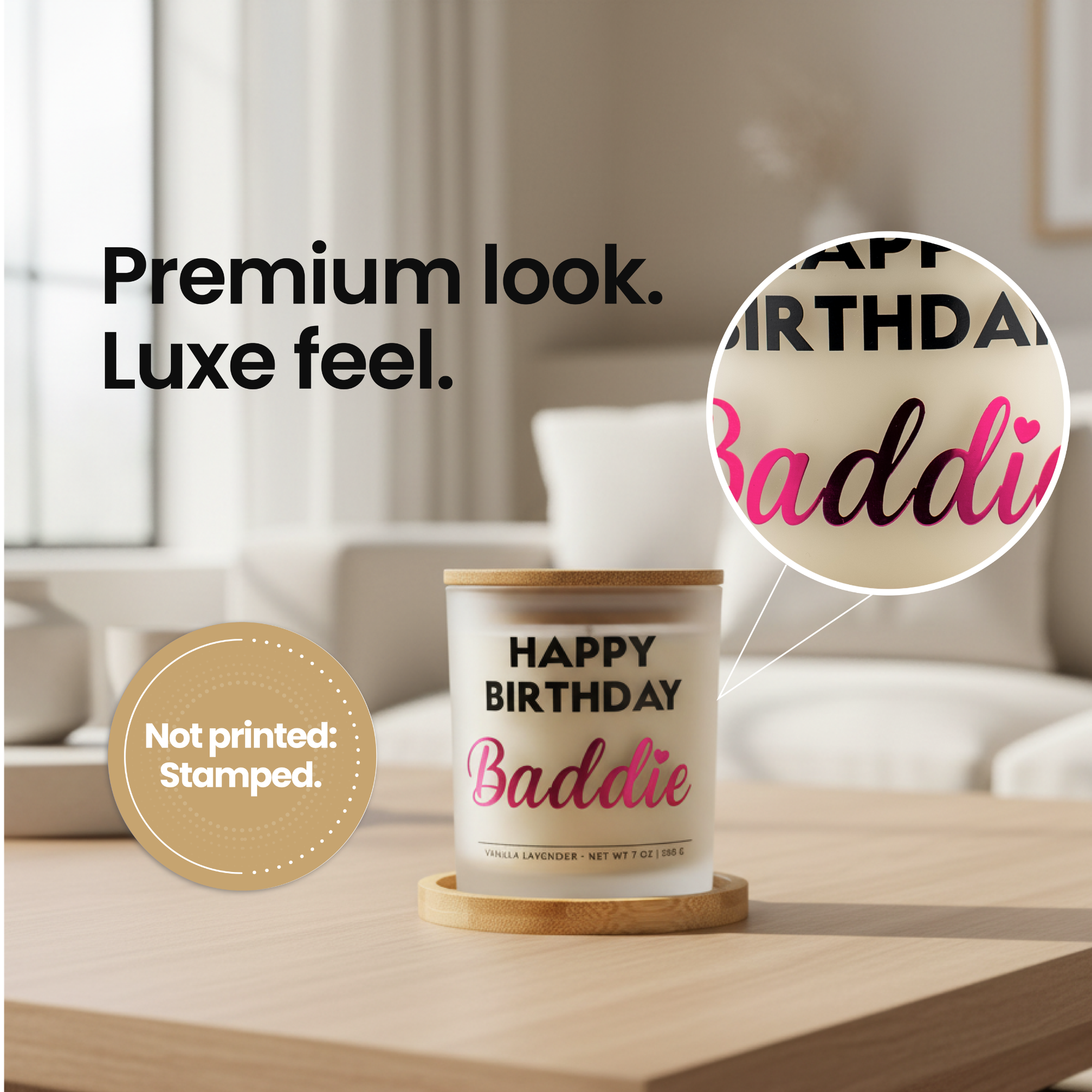 Best Friend Birthday Candle | Happy Birthday Baddie