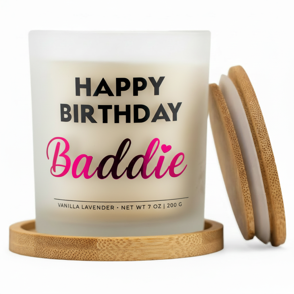 Best Friend Birthday Candle | Happy Birthday Baddie