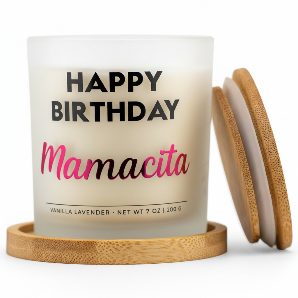 Happy Birthday Mamacita Gift Set | Bold Birthday Candle for Her