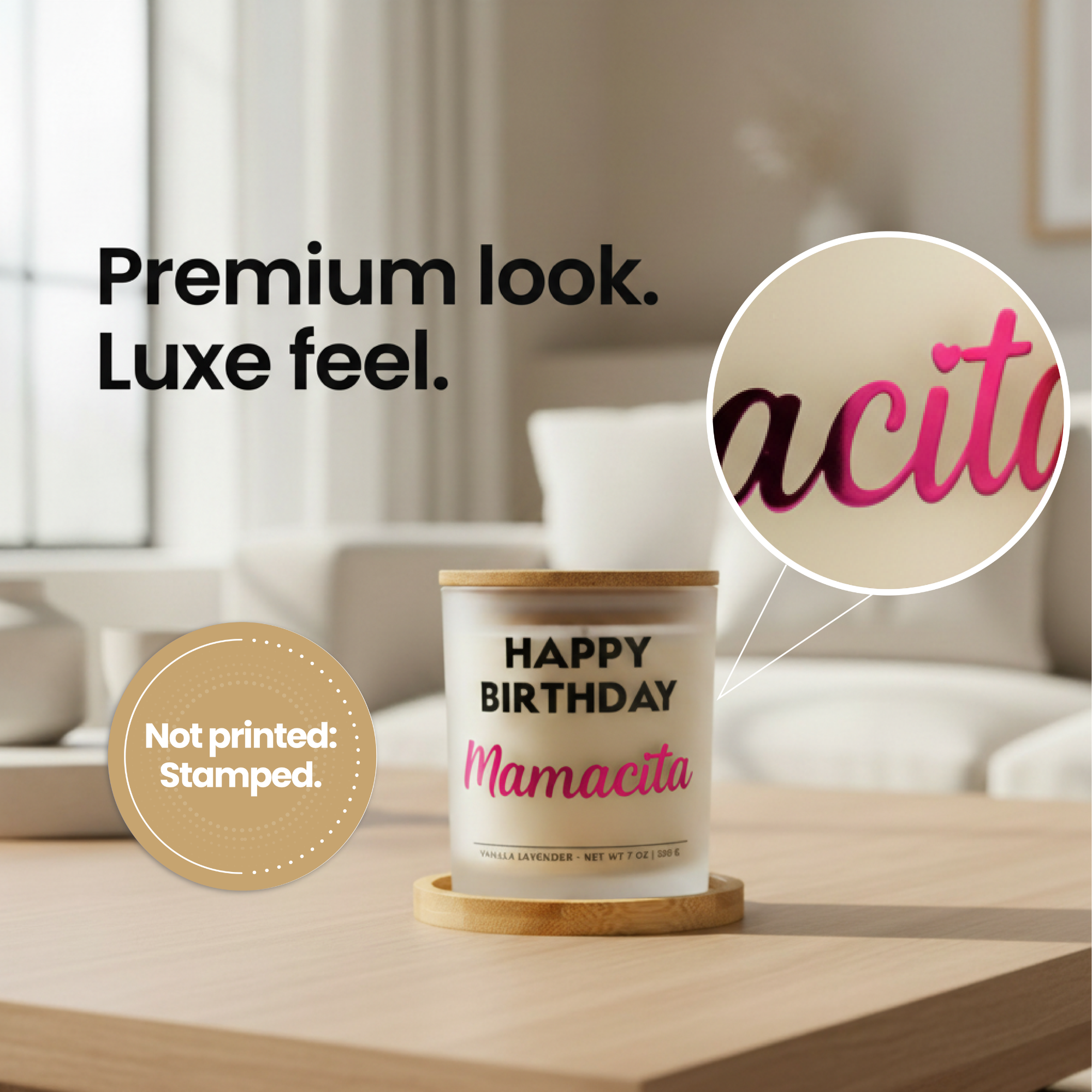 Happy Birthday Mamacita Gift Set | Bold Birthday Candle for Her