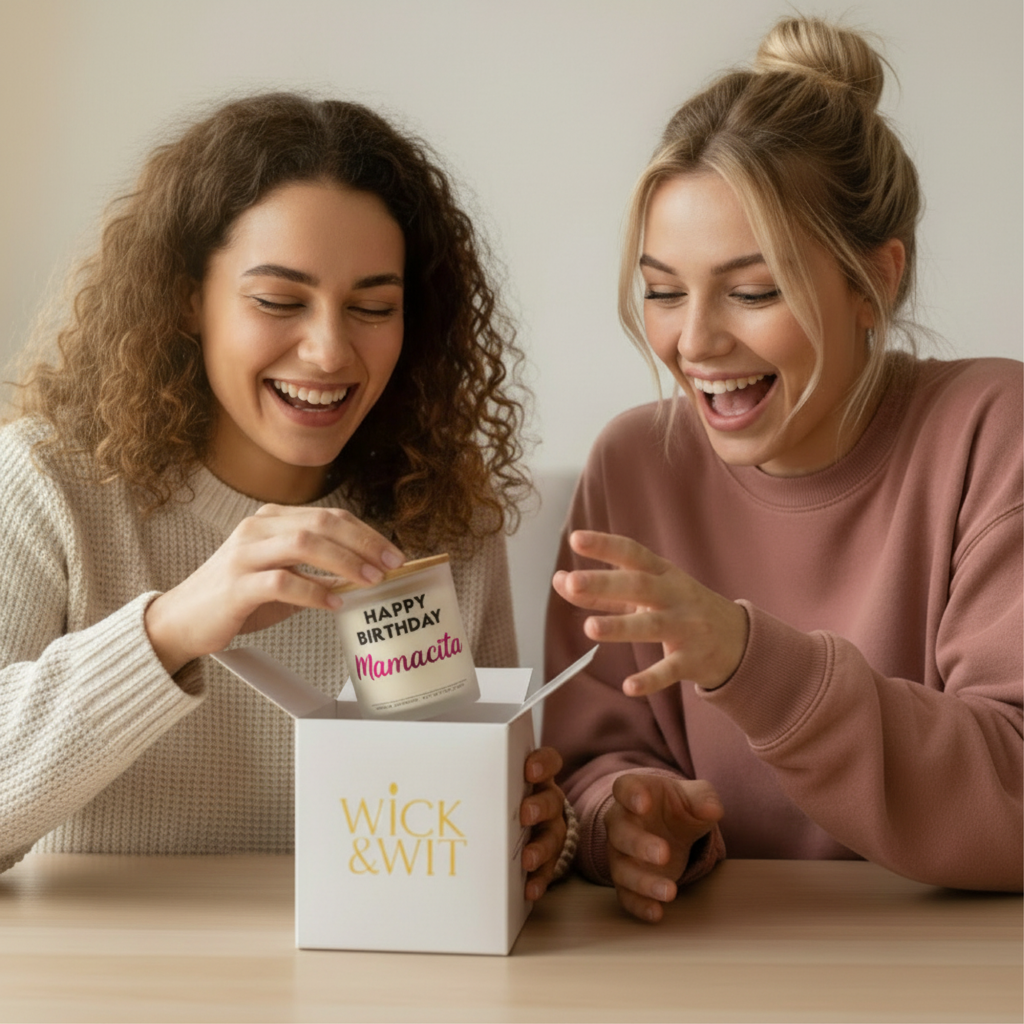 Happy Birthday Mamacita Gift Set | Bold Birthday Candle for Her