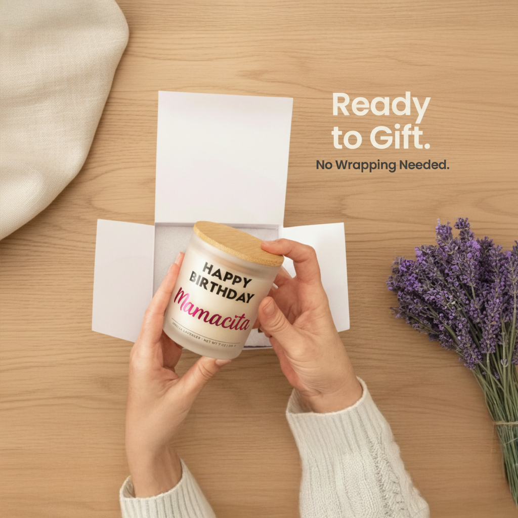 Happy Birthday Mamacita Gift Set | Bold Birthday Candle for Her