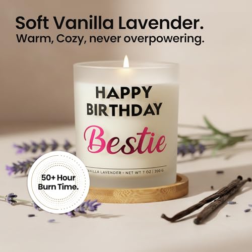 Happy Birthday Bestie Gift Set | Best Friend Birthday Candle